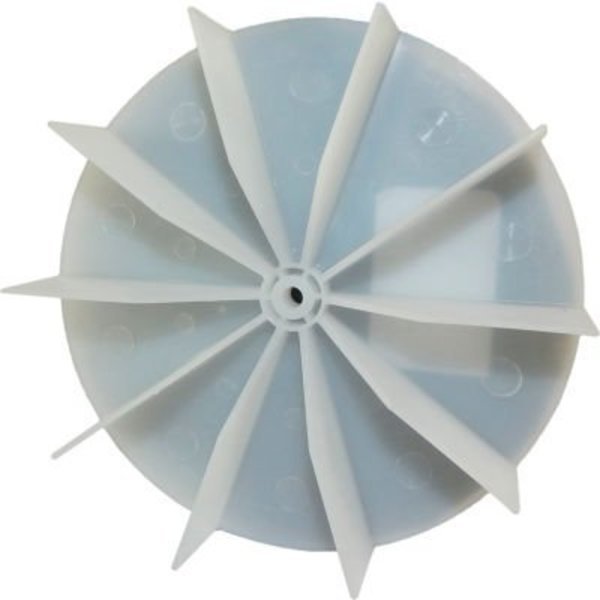 Small Plastic Push-On Fan Blade, 4-5/8